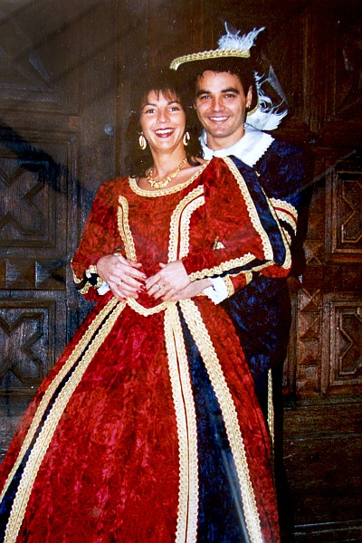 Prinzenpaar in historischen Kostüm